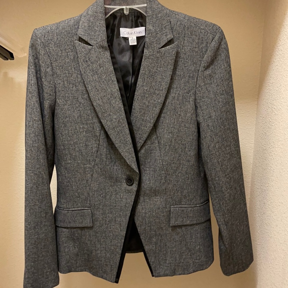 Calvin Klein Charcoal Suit Jacket